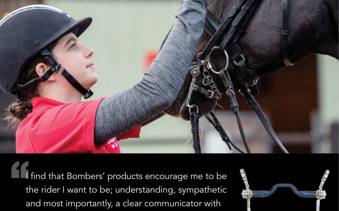 Bombers ambassadors share their thoughts on Bomber Bits: “Correct bitting can influence a horse…”